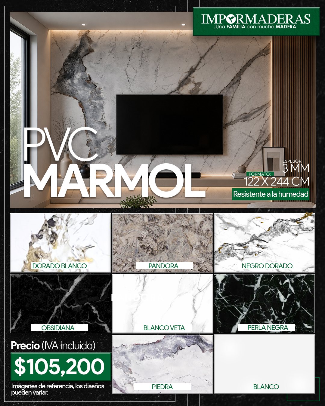 MARMOL PVC